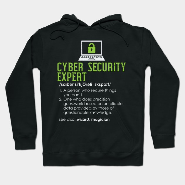 Cyber Security Definition Hoodie by maxdax